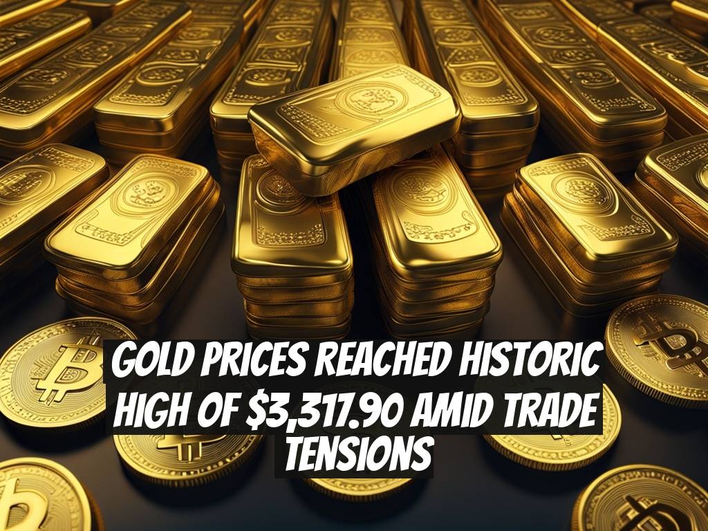 Gold Prices Reached Historic High of $3,317.90 Amid Trade Tensions
