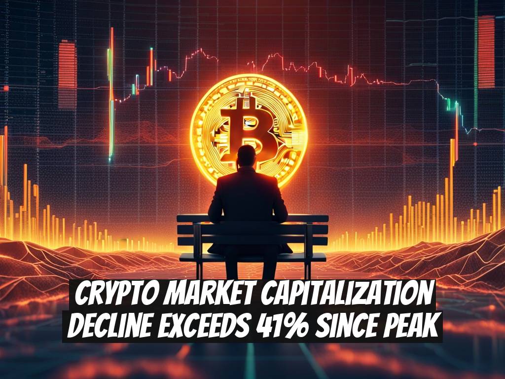 Crypto Market Capitalization Decline Exceeds 41% Since Peak