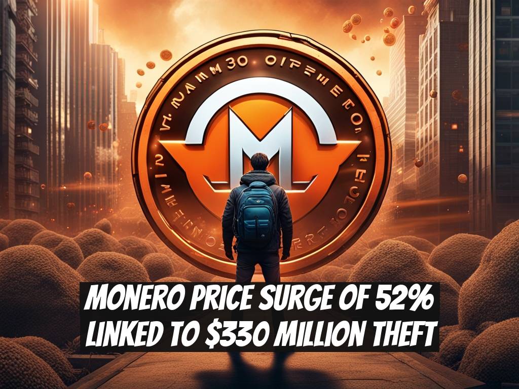 Monero Price Surge of 52% Linked to $330 Million Theft