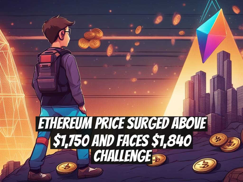 Ethereum Price Surged Above $1,750 and Faces $1,840 Challenge