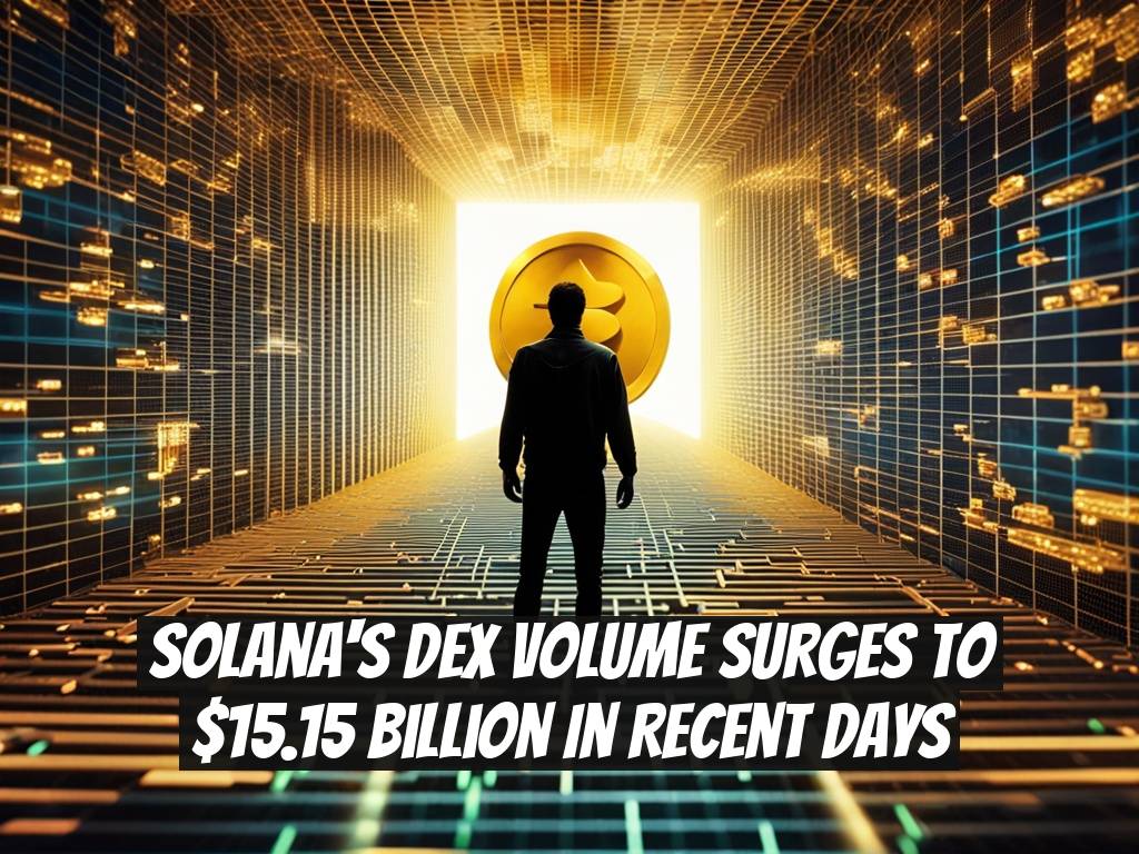 Solana's DEX Volume Surges to $15.15 Billion in Recent Days