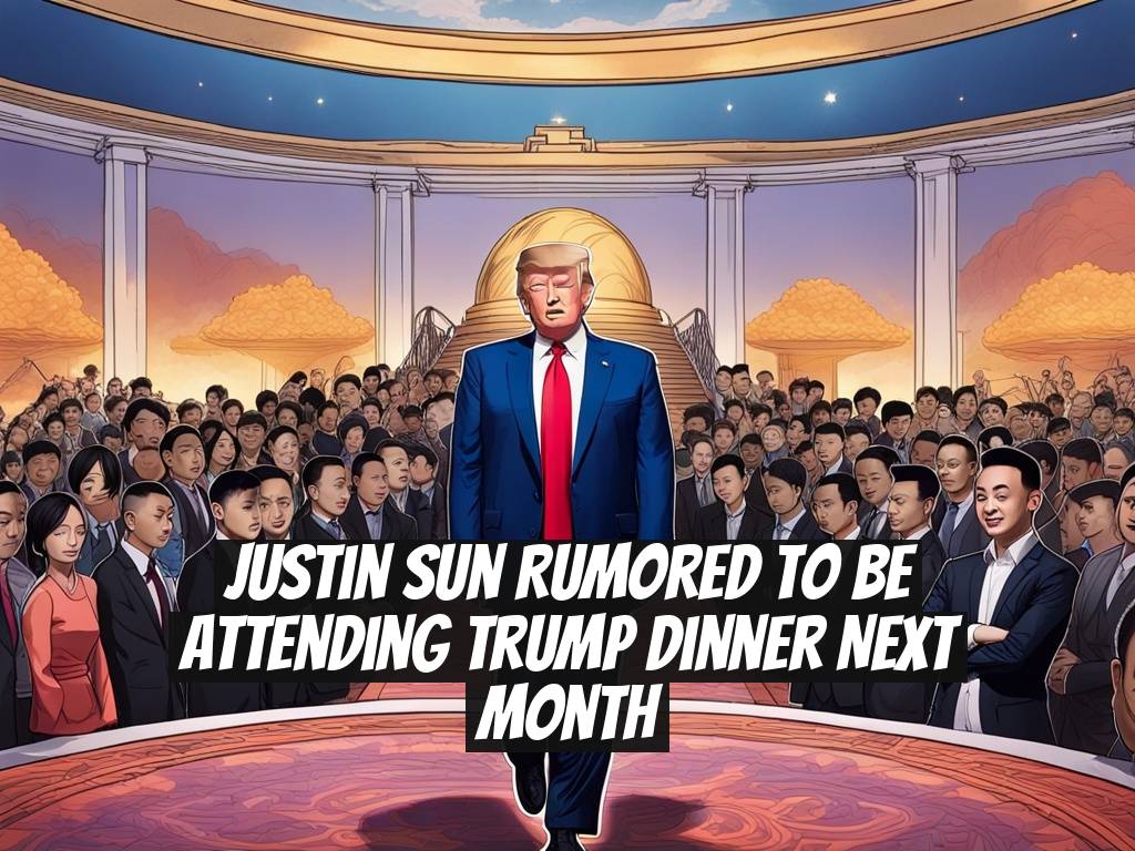 Justin Sun Rumored to Be Attending Trump Dinner Next Month