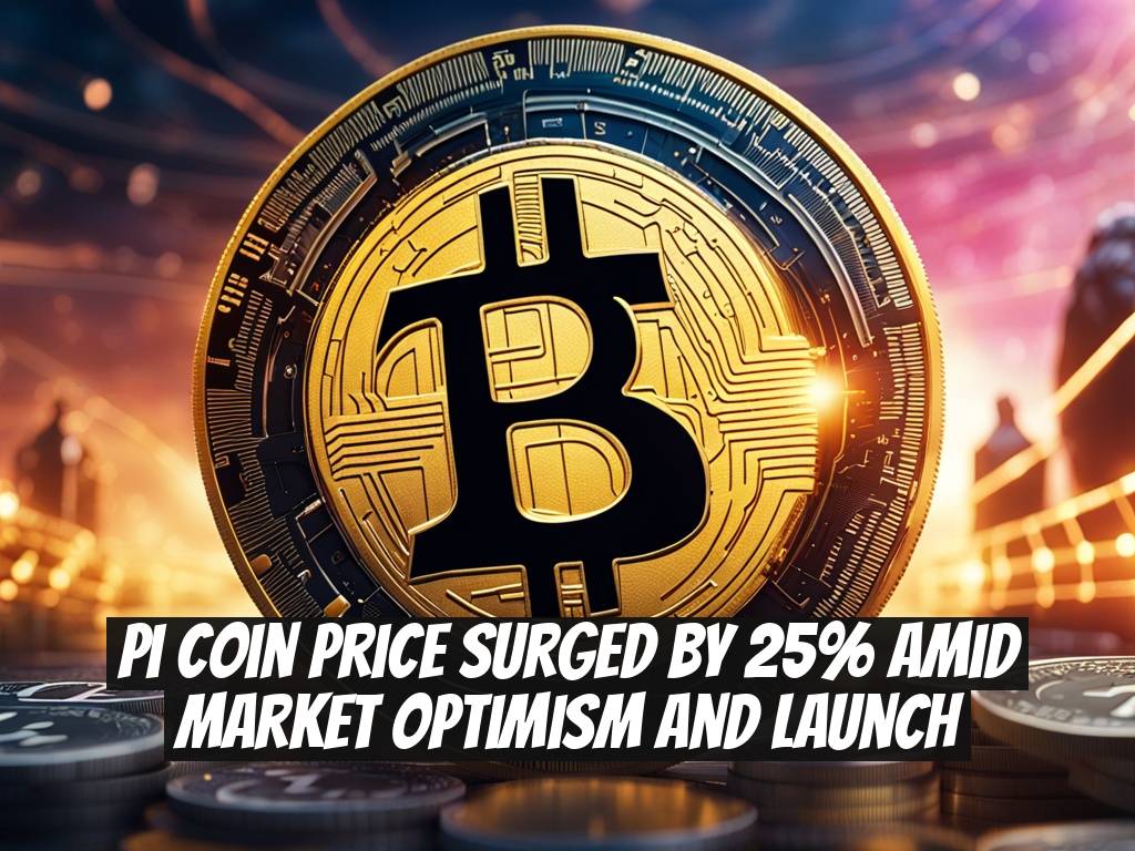 Pi Coin Price Surged by 25% Amid Market Optimism and Launch
