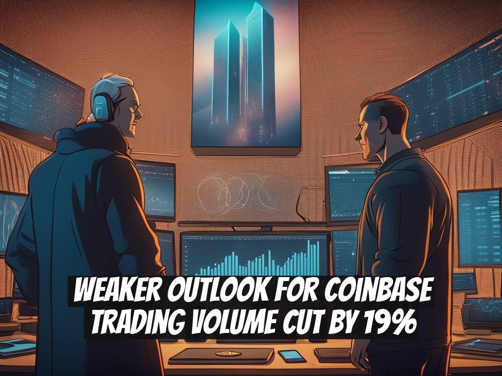 Weaker Outlook for Coinbase Trading Volume Cut by 19%