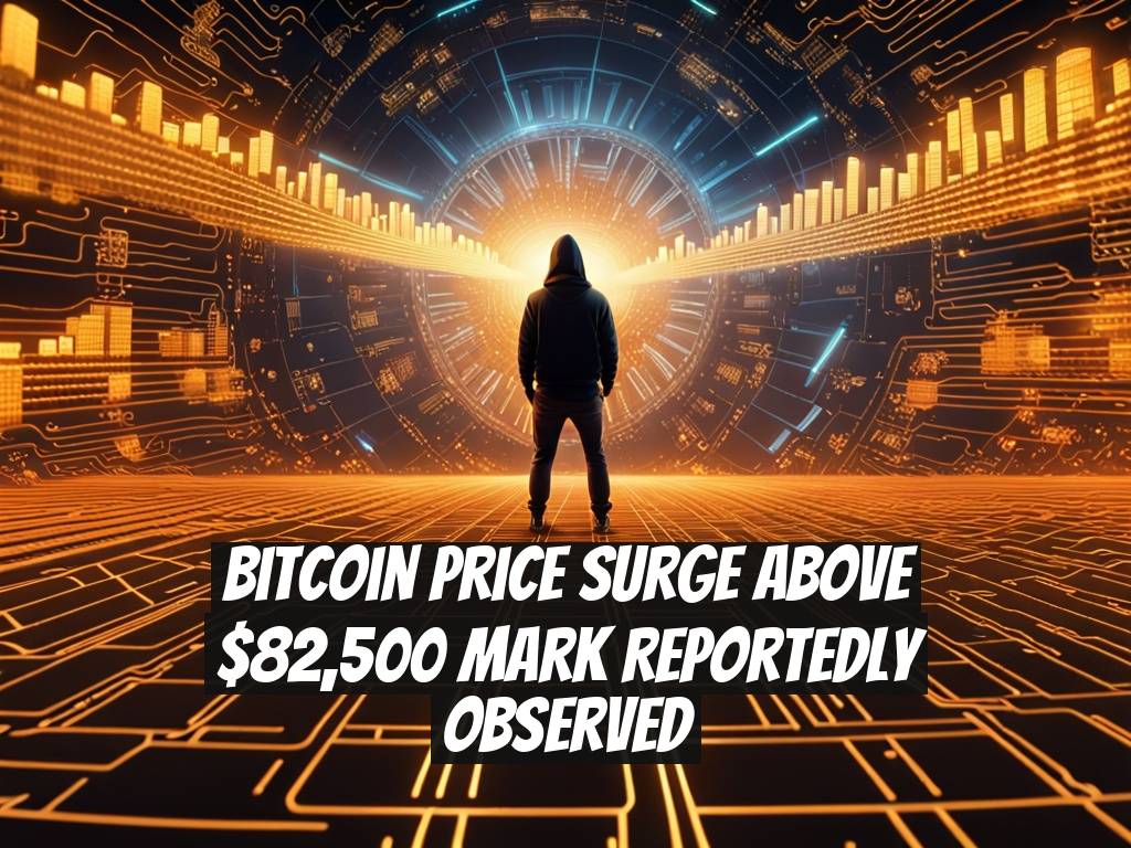 Bitcoin Price Surge Above $82,500 Mark Reportedly Observed