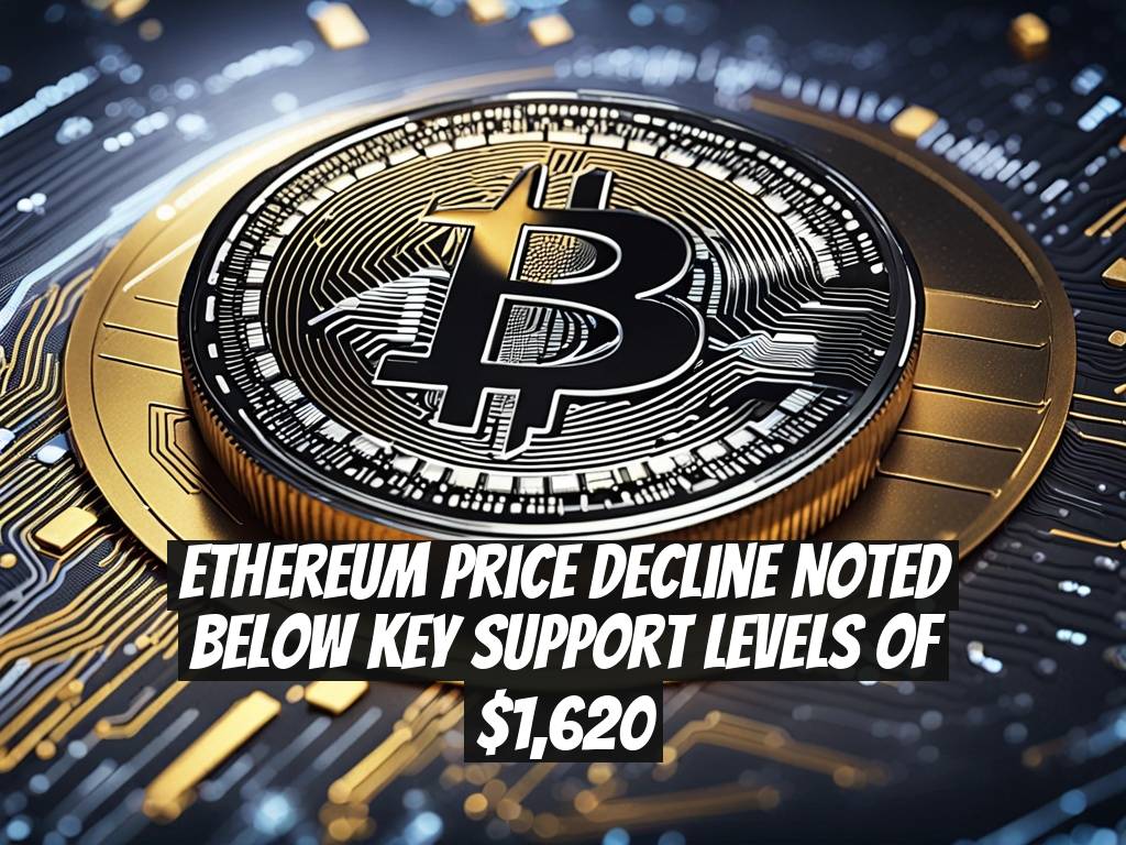 Ethereum Price Decline Noted Below Key Support Levels of $1,620