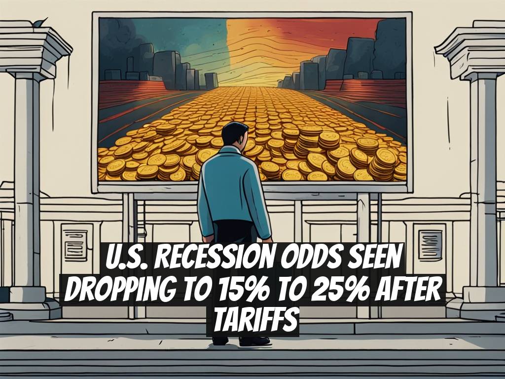 U.S. Recession Odds Seen Dropping to 15% to 25% After Tariffs
