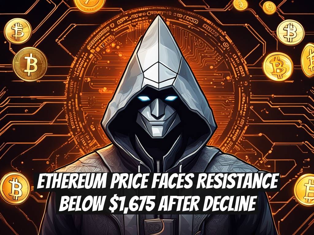 Ethereum Price Faces Resistance Below $1,675 After Decline