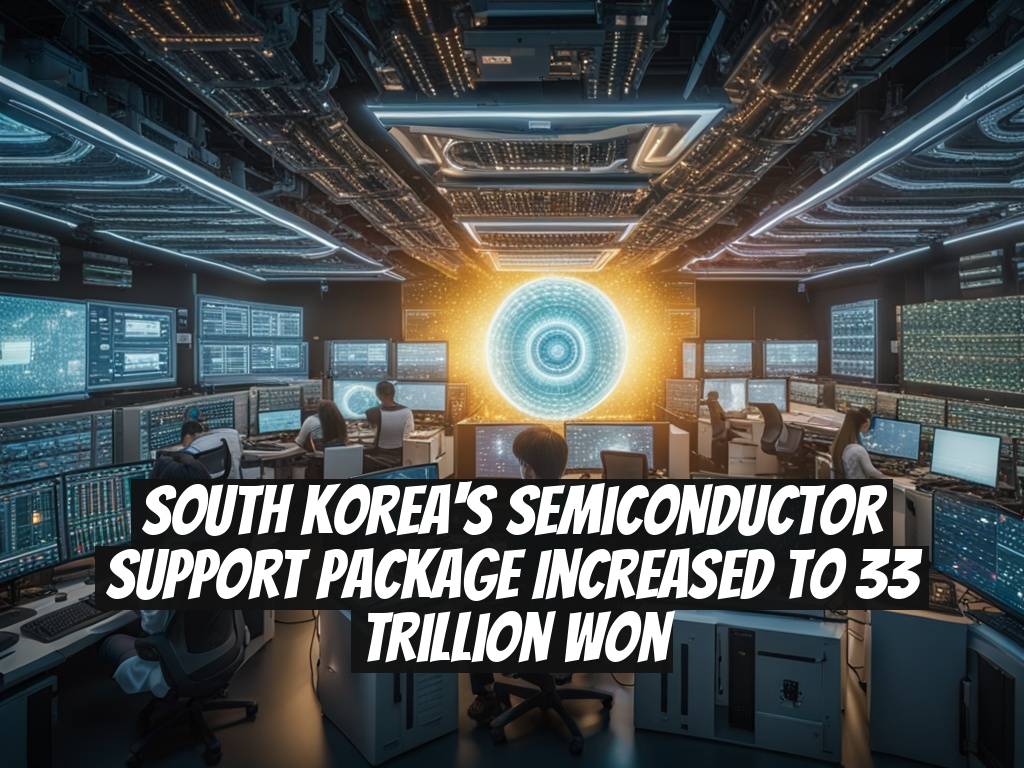 South Korea's Semiconductor Support Package Increased to 33 Trillion Won