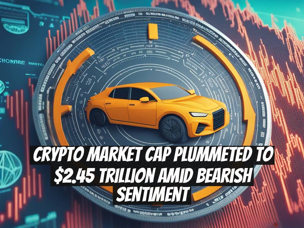Crypto Market Cap Plummeted to $2.45 Trillion Amid Bearish Sentiment