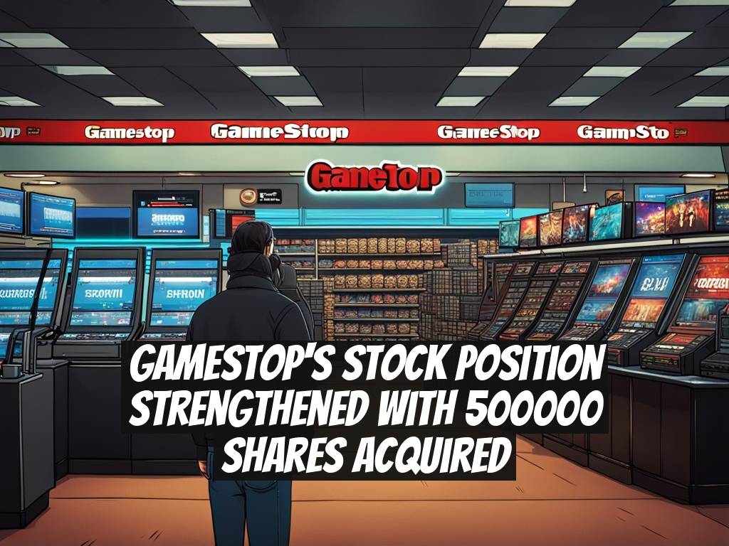 GameStop's stock position strengthened with 500000 shares acquired