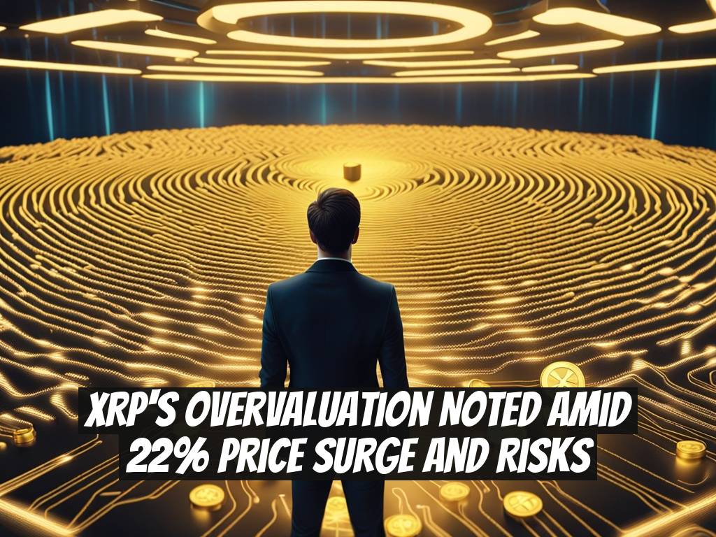 XRP's Overvaluation Noted Amid 22% Price Surge and Risks