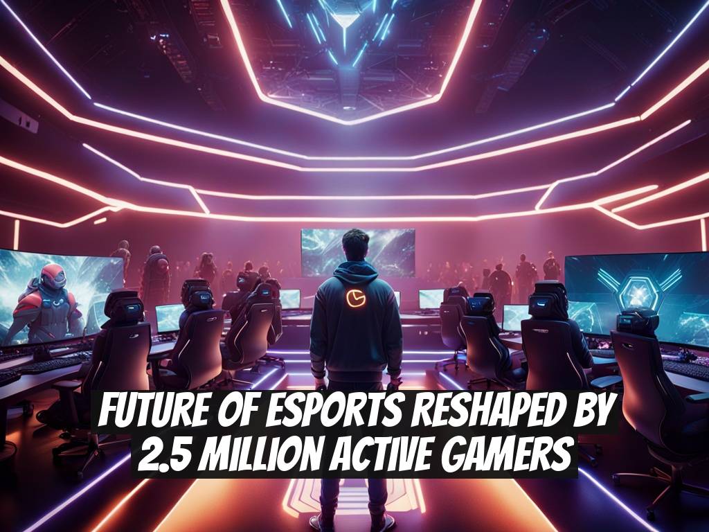 Future of Esports Reshaped by 2.5 Million Active Gamers