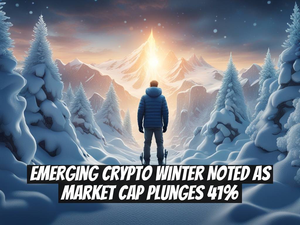 Emerging Crypto Winter Noted as Market Cap Plunges 41%
