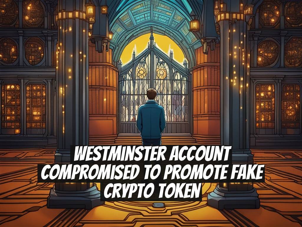 Westminster Account Compromised to Promote Fake Crypto Token