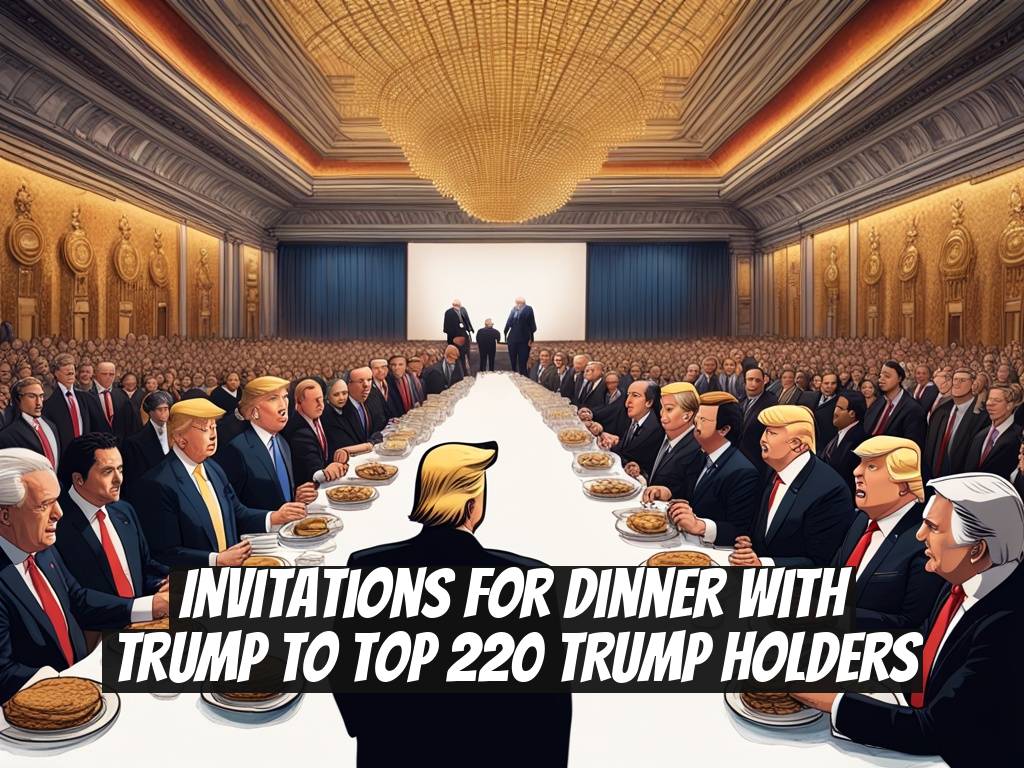 Invitations for Dinner with Trump to Top 220 TRUMP Holders
