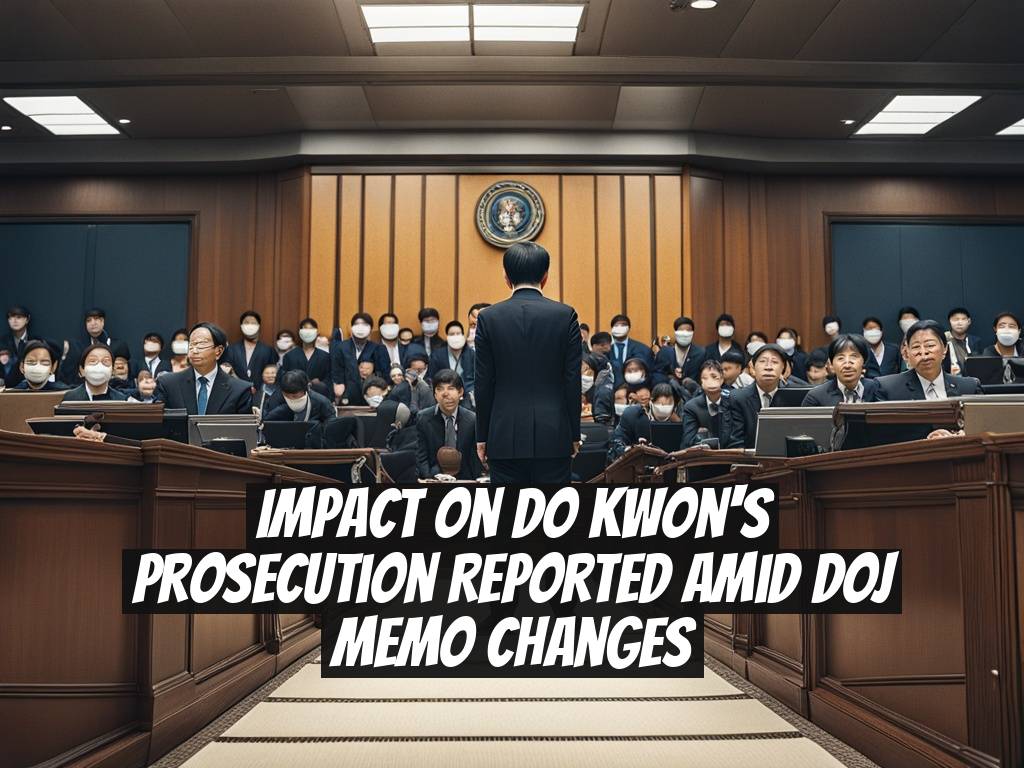 Impact on Do Kwon's Prosecution Reported Amid DOJ Memo Changes