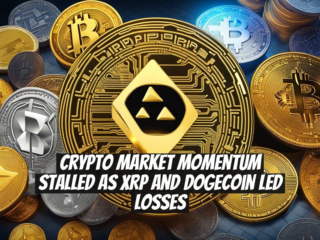 Crypto Market Momentum Stalled as XRP and Dogecoin Led Losses