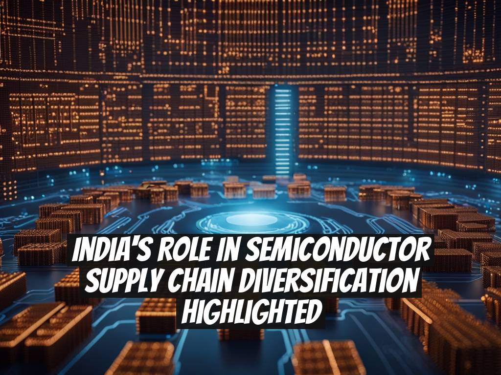 India's Role in Semiconductor Supply Chain Diversification Highlighted