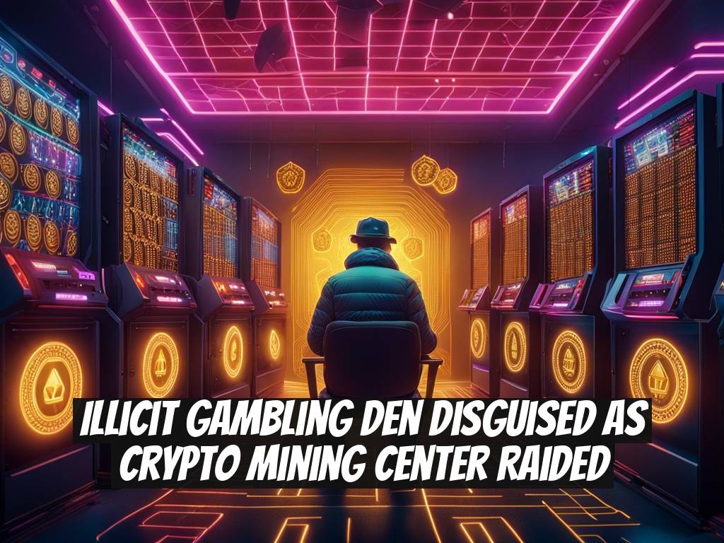 Illicit Gambling Den Disguised as Crypto Mining Center Raided