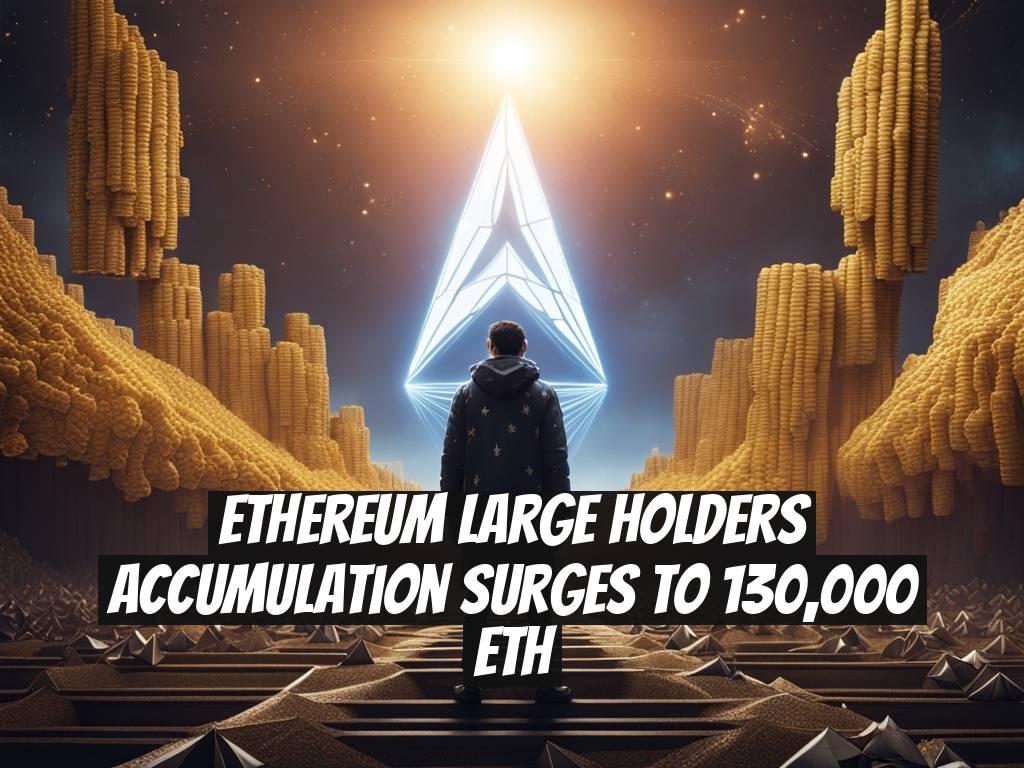 Ethereum Large Holders Accumulation Surges to 130,000 ETH