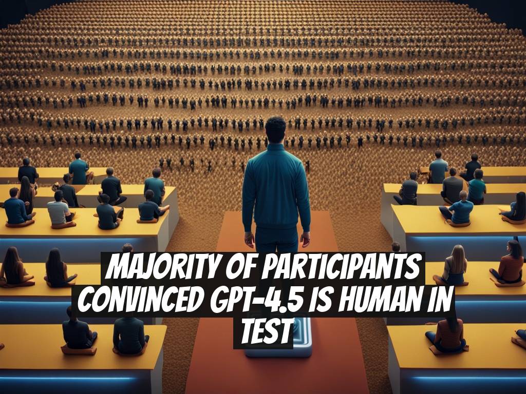 Majority of Participants Convinced GPT-4.5 is Human in Test