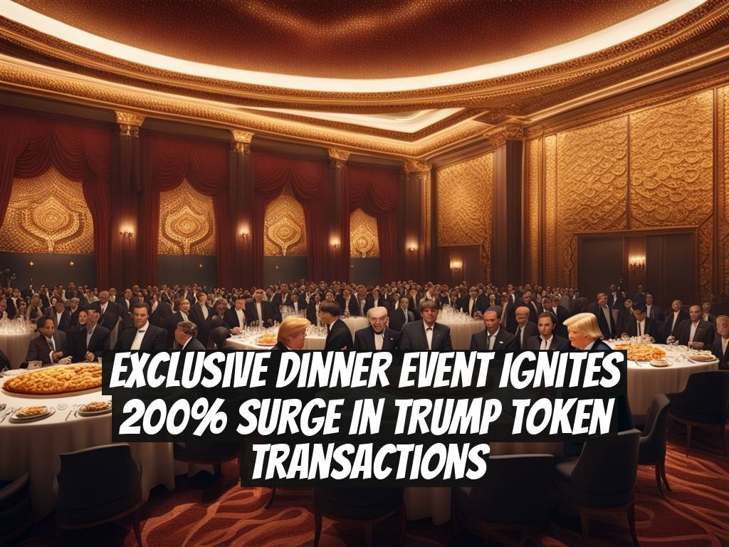 Exclusive Dinner Event Ignites 200% Surge in TRUMP Token Transactions