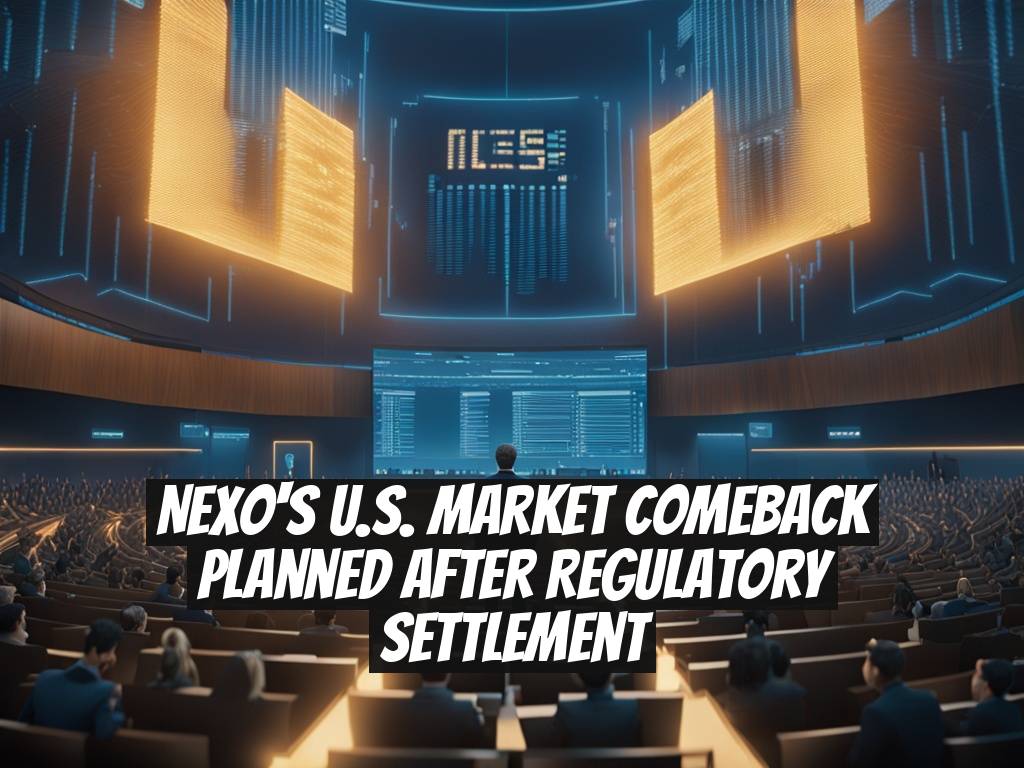 Nexo's U.S. Market Comeback Planned After Regulatory Settlement