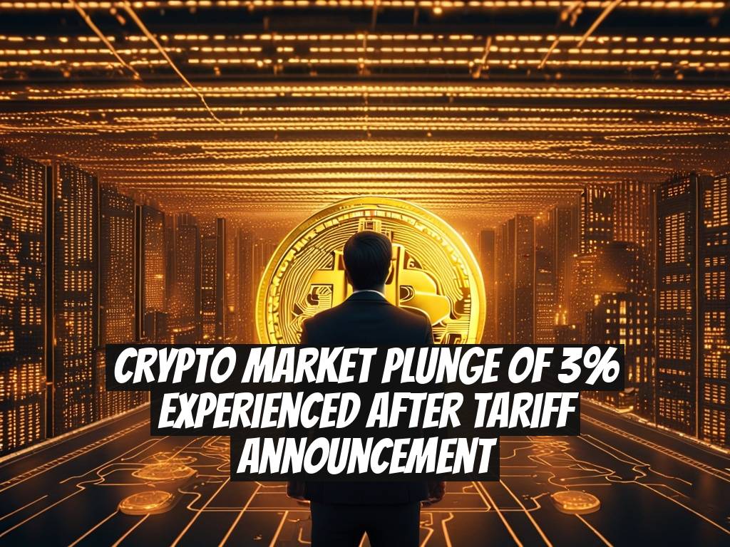 Crypto Market Plunge of 3% Experienced After Tariff Announcement