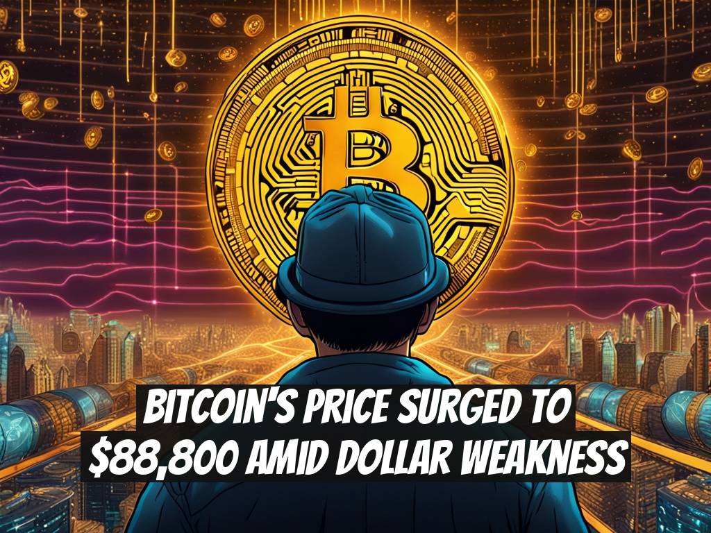 Bitcoin's Price Surged to $88,800 Amid Dollar Weakness