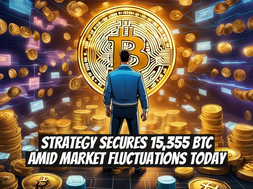 Strategy Secures 15,355 BTC Amid Market Fluctuations Today