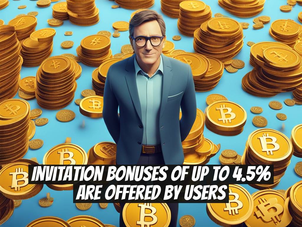 Invitation Bonuses of Up to 4.5% Are Offered by Users
