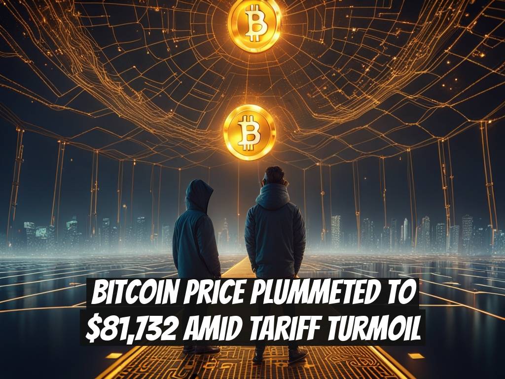 Bitcoin Price Plummeted to $81,732 Amid Tariff Turmoil