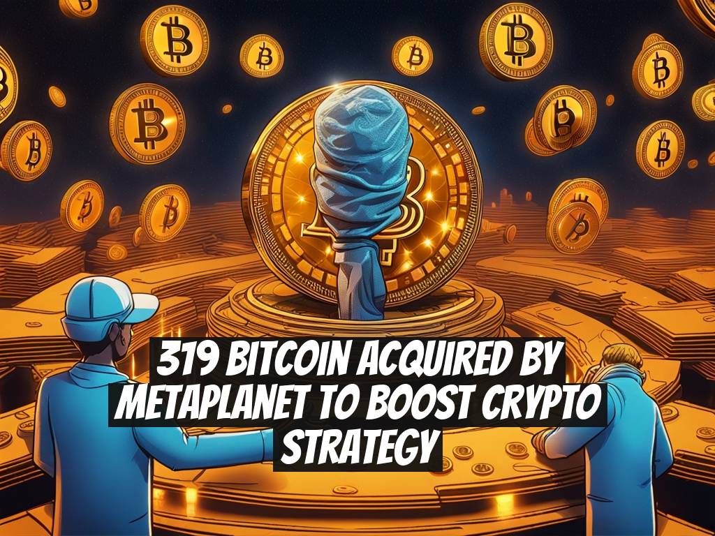 319 Bitcoin Acquired by Metaplanet to Boost Crypto Strategy