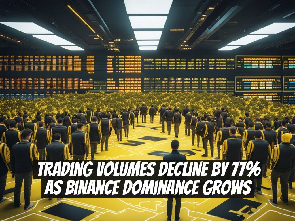 Trading Volumes Decline by 77% as Binance Dominance Grows