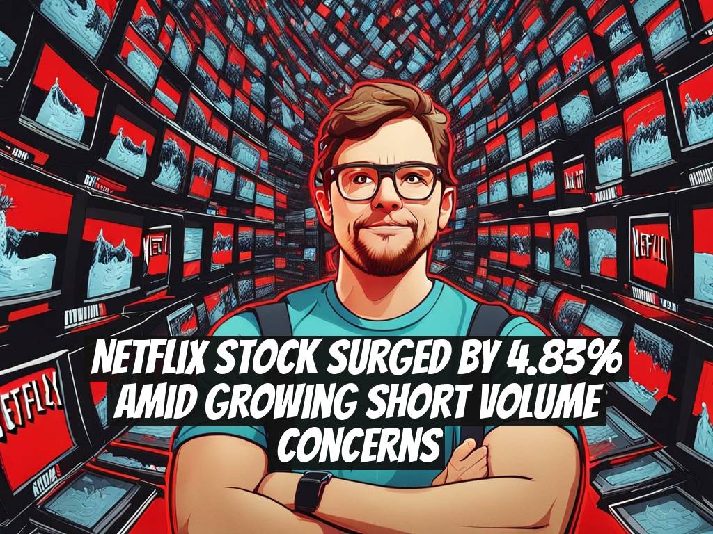Netflix Stock Surged by 4.83% Amid Growing Short Volume Concerns