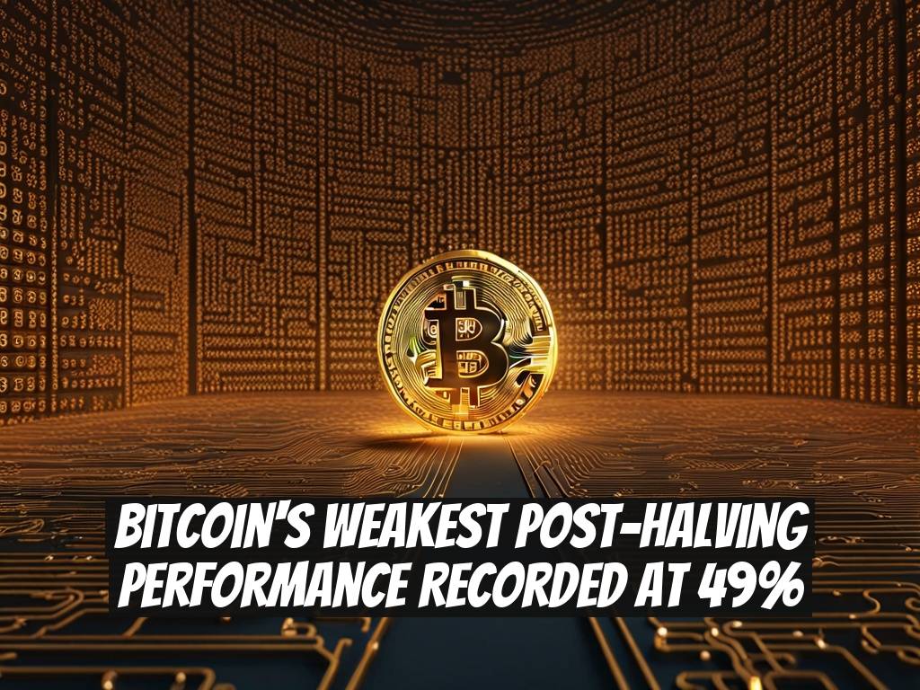 Bitcoin's Weakest Post-Halving Performance Recorded at 49%