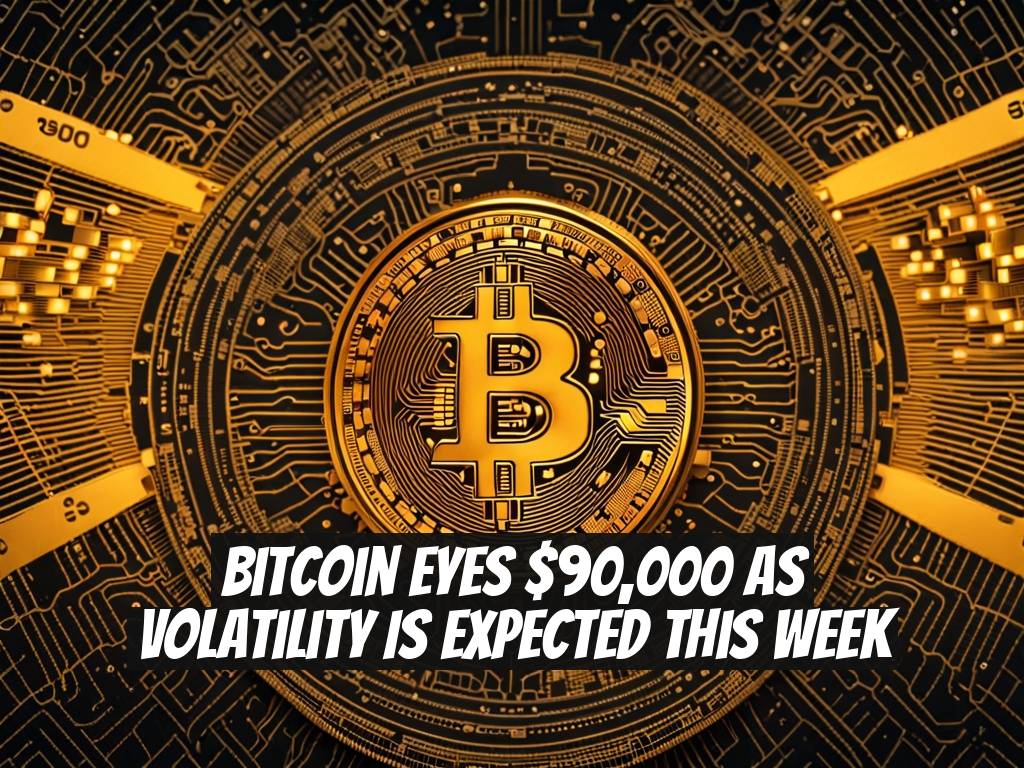 Bitcoin Eyes $90,000 As Volatility Is Expected This Week