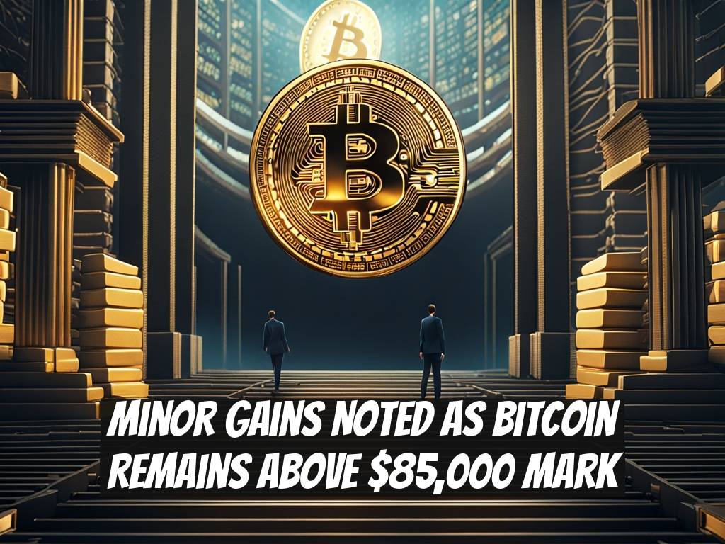 Minor Gains Noted as Bitcoin Remains Above $85,000 Mark