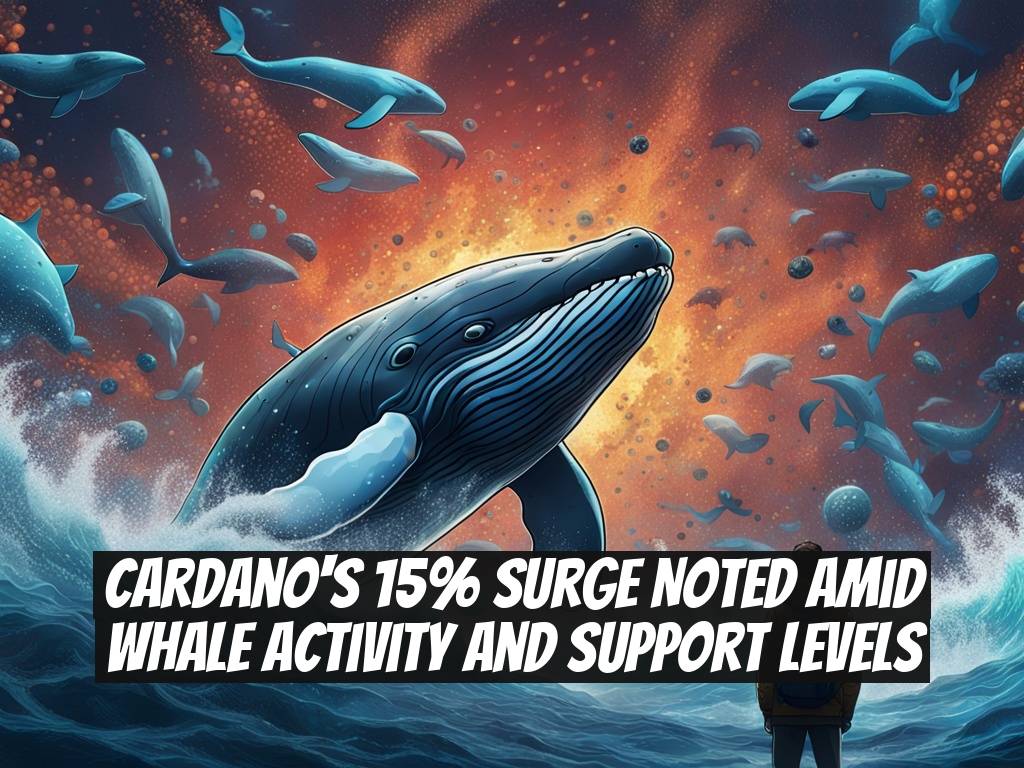 Cardano's 15% Surge Noted Amid Whale Activity and Support Levels