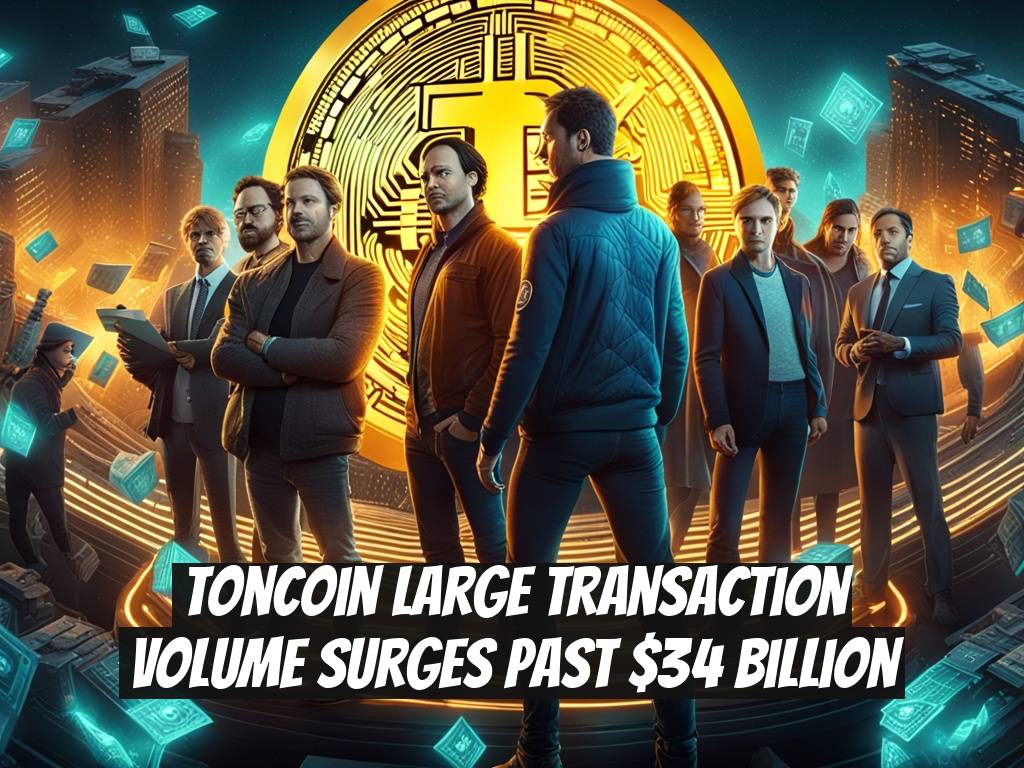 Toncoin Large Transaction Volume Surges Past $34 Billion