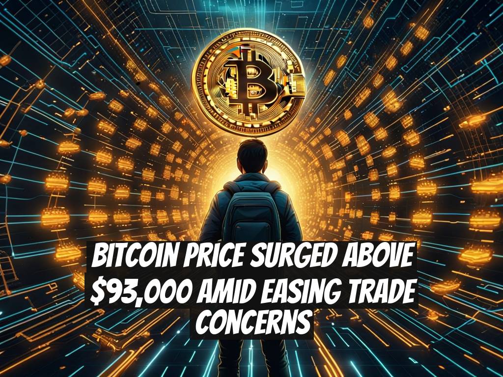 Bitcoin Price Surged Above $93,000 Amid Easing Trade Concerns