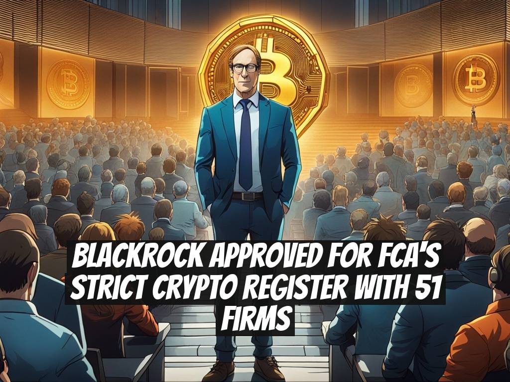 BlackRock Approved for FCA's Strict Crypto Register with 51 Firms