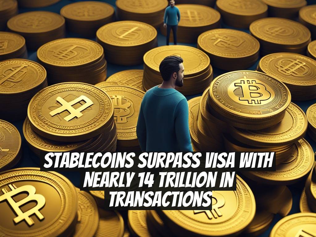 Stablecoins Surpass Visa with Nearly 14 Trillion in Transactions
