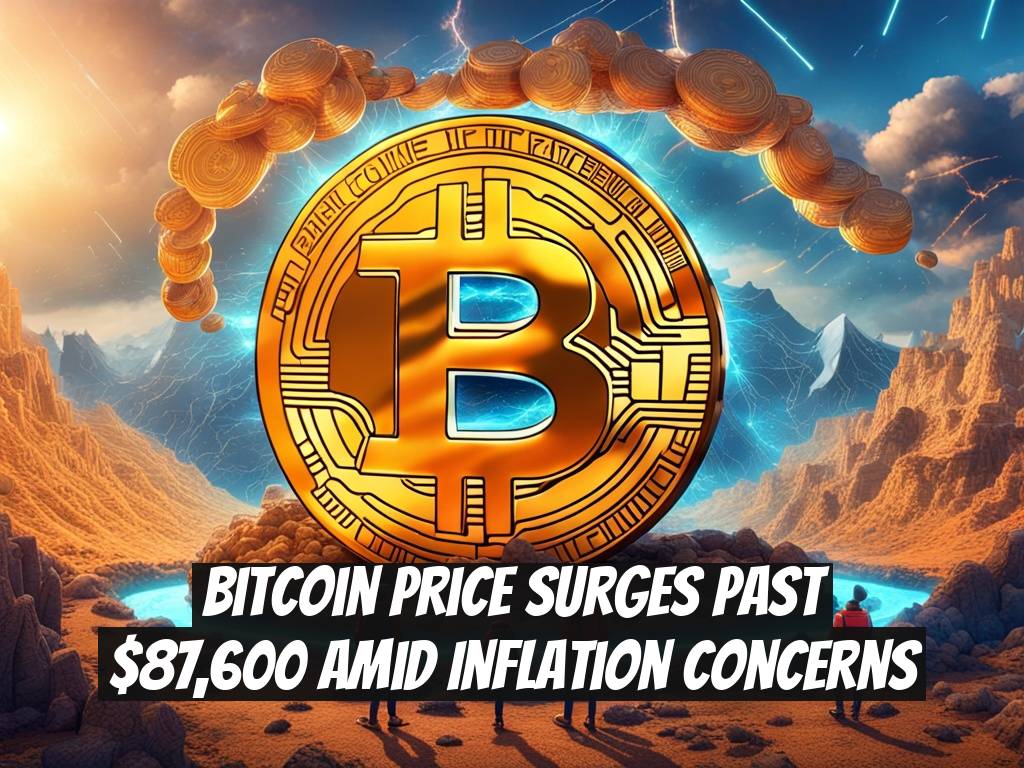 Bitcoin Price Surges Past $87,600 Amid Inflation Concerns