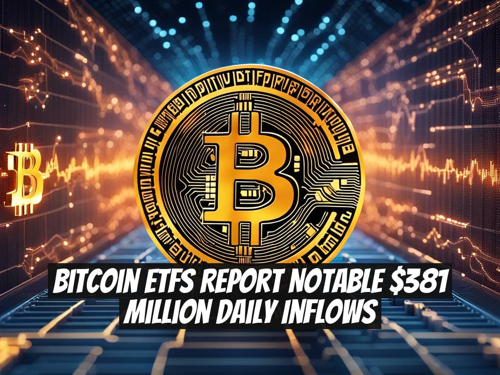 Bitcoin ETFs Report Notable $381 Million Daily Inflows