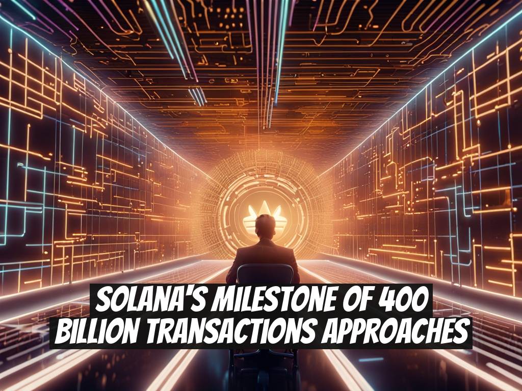Solana's Milestone of 400 Billion Transactions Approaches