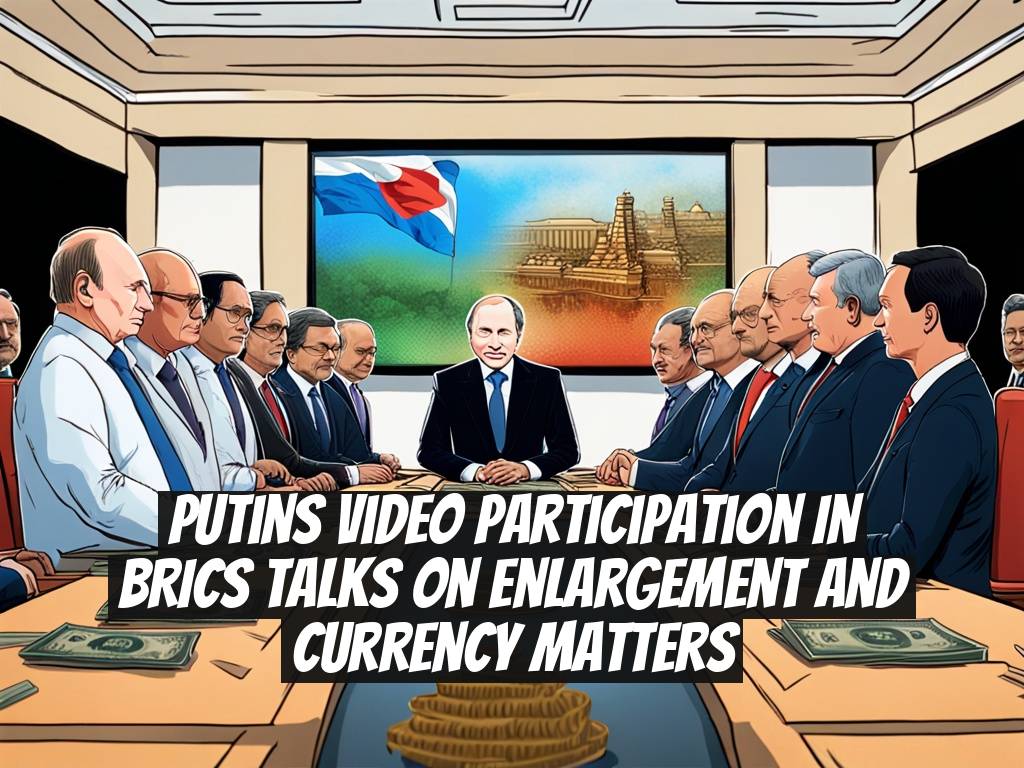 Putins Video Participation in BRICS Talks on Enlargement and Currency Matters