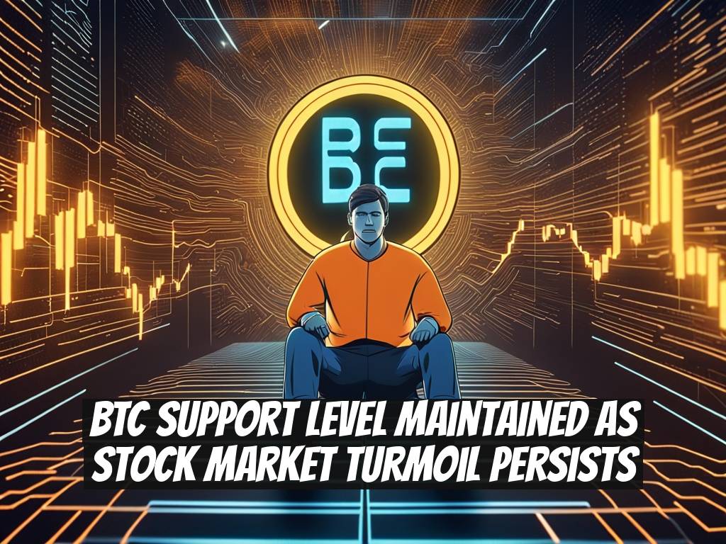 BTC Support Level Maintained as Stock Market Turmoil Persists