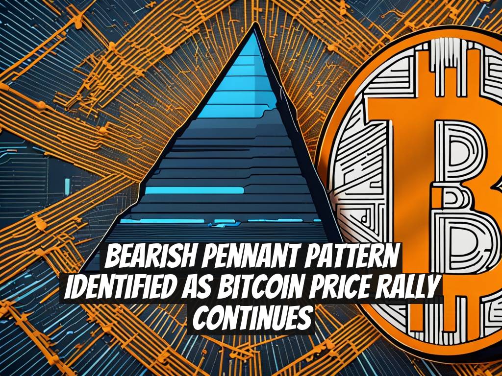 Bearish Pennant Pattern Identified as Bitcoin Price Rally Continues